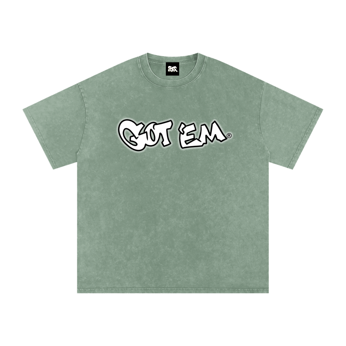 GOT ʻEM® Billboard Snow Washed Oversized Cotton T-Shirt | Unisex