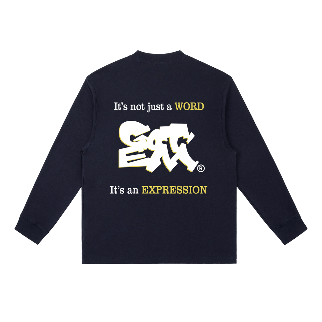 GOT ʻEM® Original with Tagline Crewneck Long Sleeve T-Shirt | Men