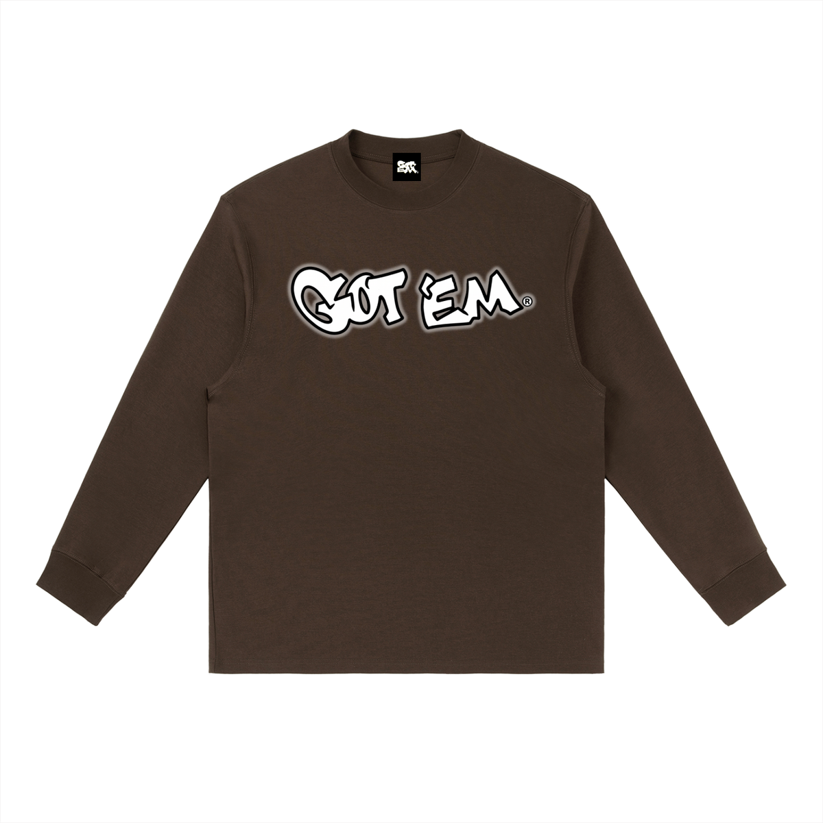 GOT ʻEM® Billboard Crewneck Long Sleeve T-Shirt | Men