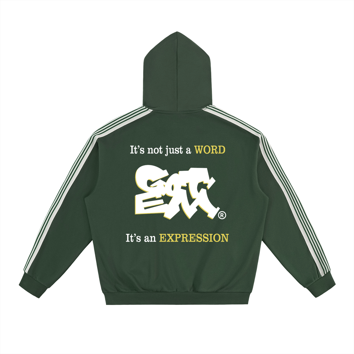GOT ʻEM® Original with Tagline Side Stripe Hoodie | Unisex