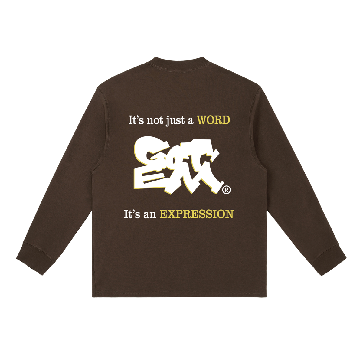 GOT ʻEM® Original with Tagline Crewneck Long Sleeve T-Shirt | Men