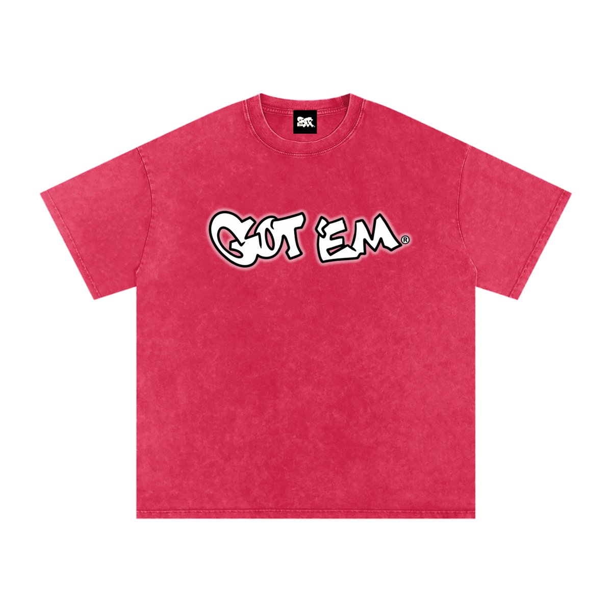 GOT ʻEM® Billboard Snow Washed Oversized Cotton T-Shirt | Unisex
