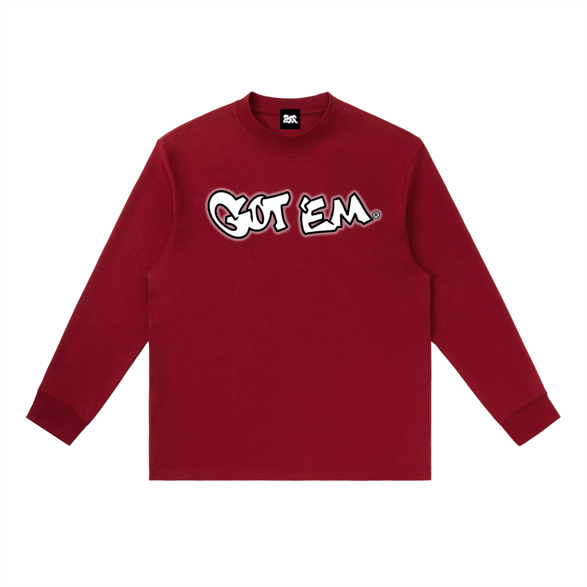 GOT ʻEM® Billboard Crewneck Long Sleeve T-Shirt | Men
