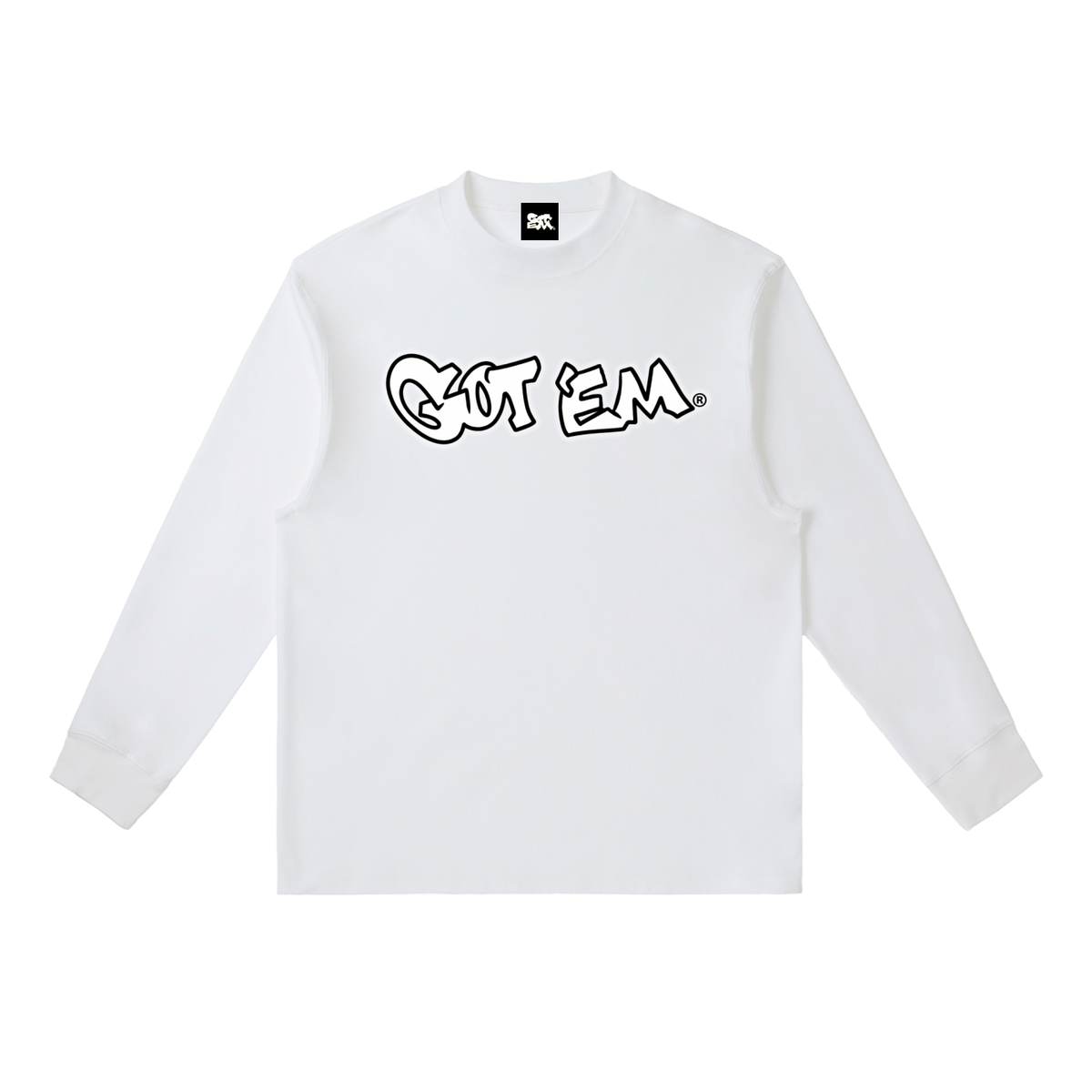 GOT ʻEM® Billboard Crewneck Long Sleeve T-Shirt | Men
