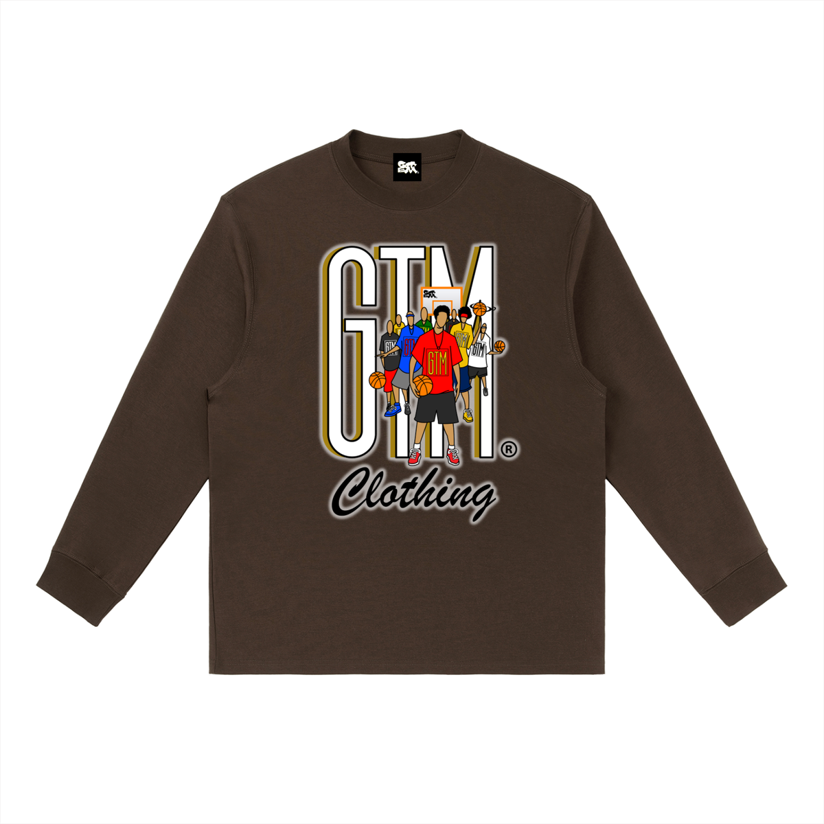 GTM® Shadow Hoopers Crewneck Long Sleeve T-Shirt | Men