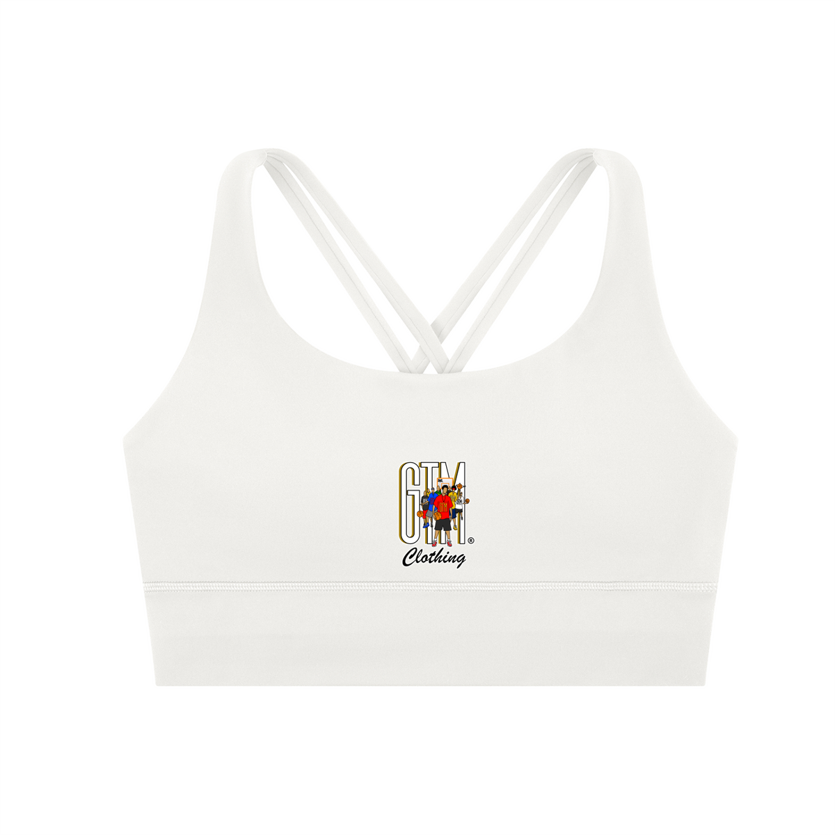 GTM® Shadow Hoopers Strappy Criss-Cross Sports Bra | Women