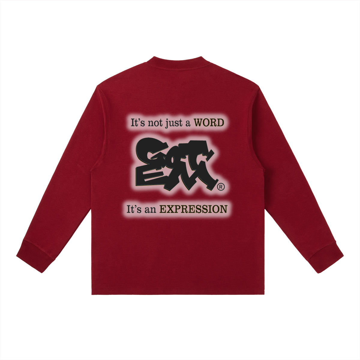 GOT ʻEM Original with Tagline (Glow) Crewneck Long Sleeve T-Shirt | Men