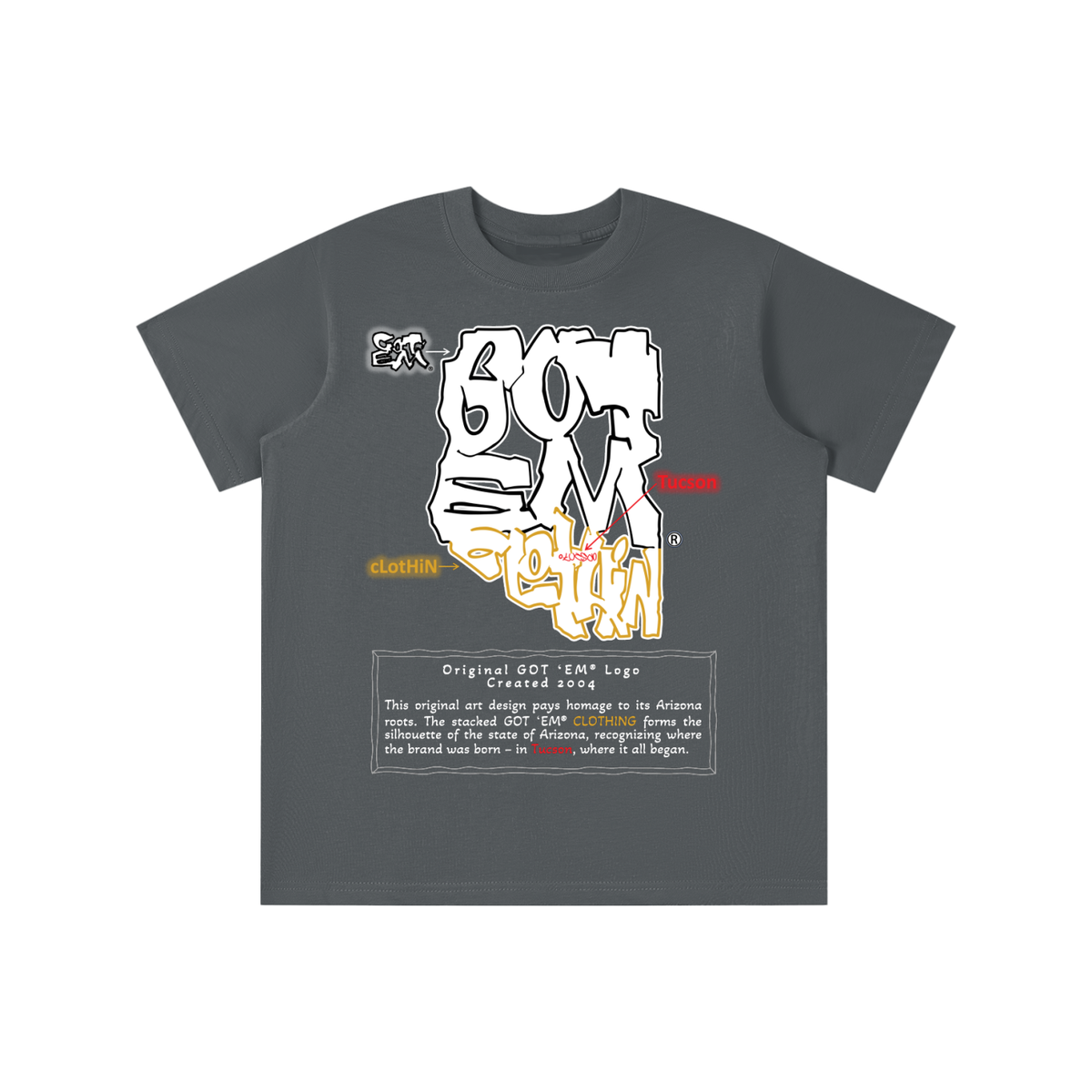 GOT ʻEM® Arizona Description T-Shirt | Kids