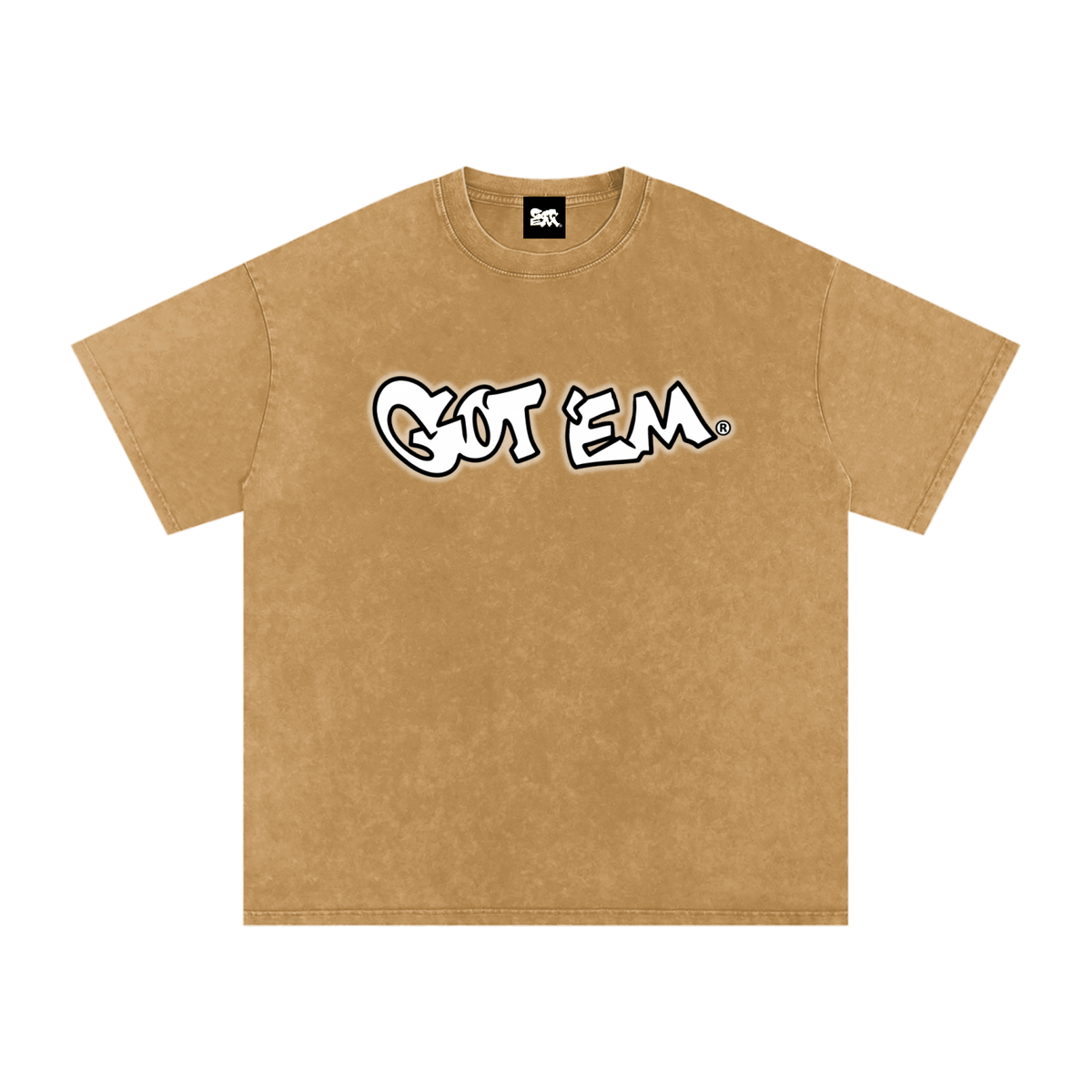 GOT ʻEM® Billboard Snow Washed Oversized Cotton T-Shirt | Unisex