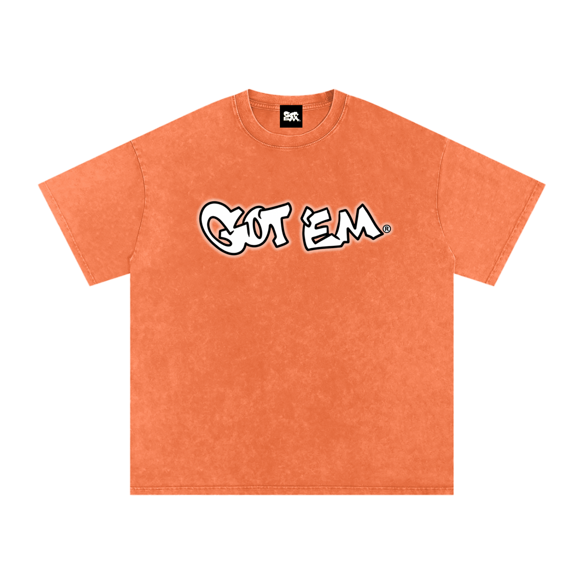 GOT ʻEM® Billboard Snow Washed Oversized Cotton T-Shirt | Unisex