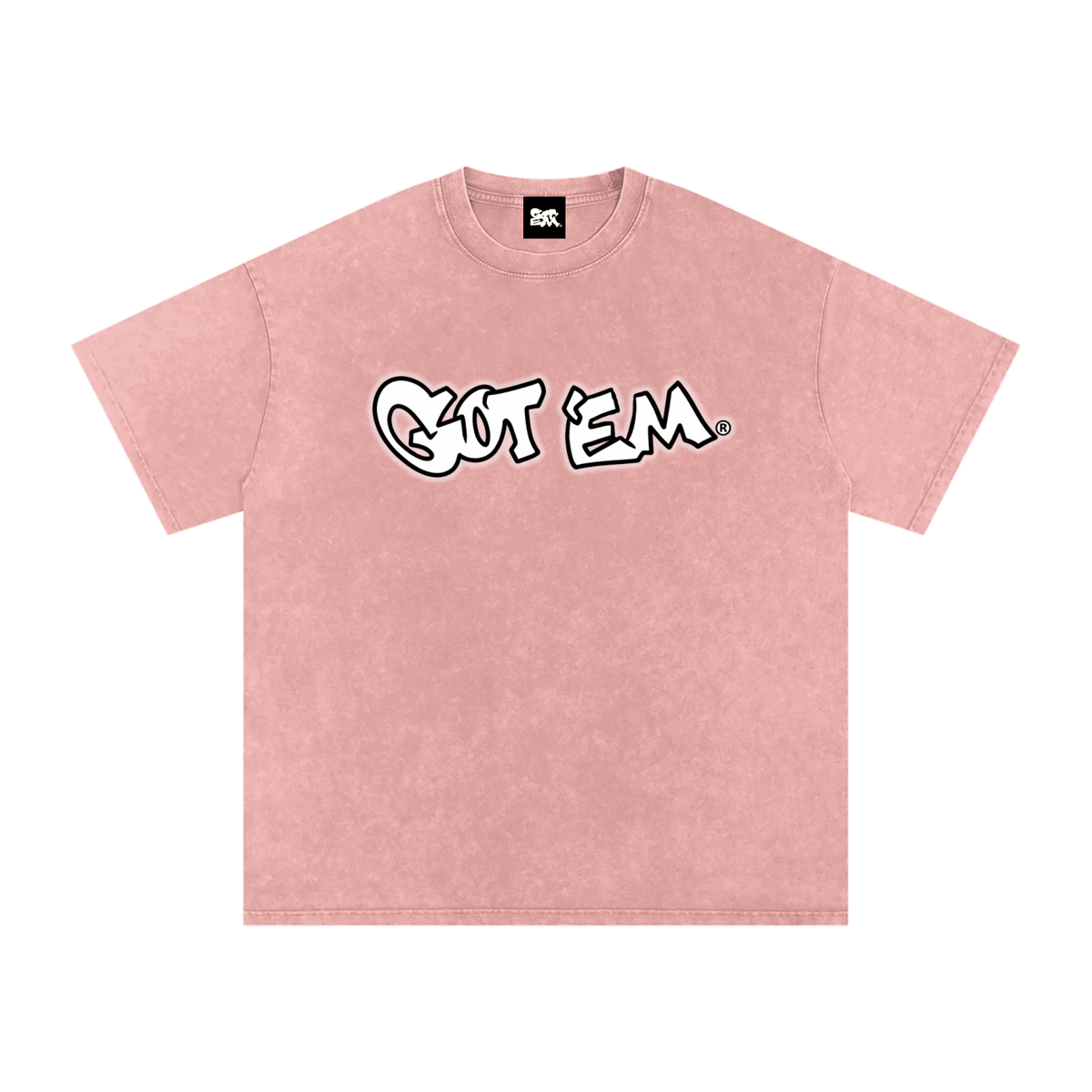 GOT ʻEM® Billboard Snow Washed Oversized Cotton T-Shirt | Unisex