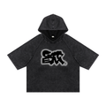 GOT ʻEM® Original (Glow) Snow Washed Hooded Boxy T-Shirt | Unisex