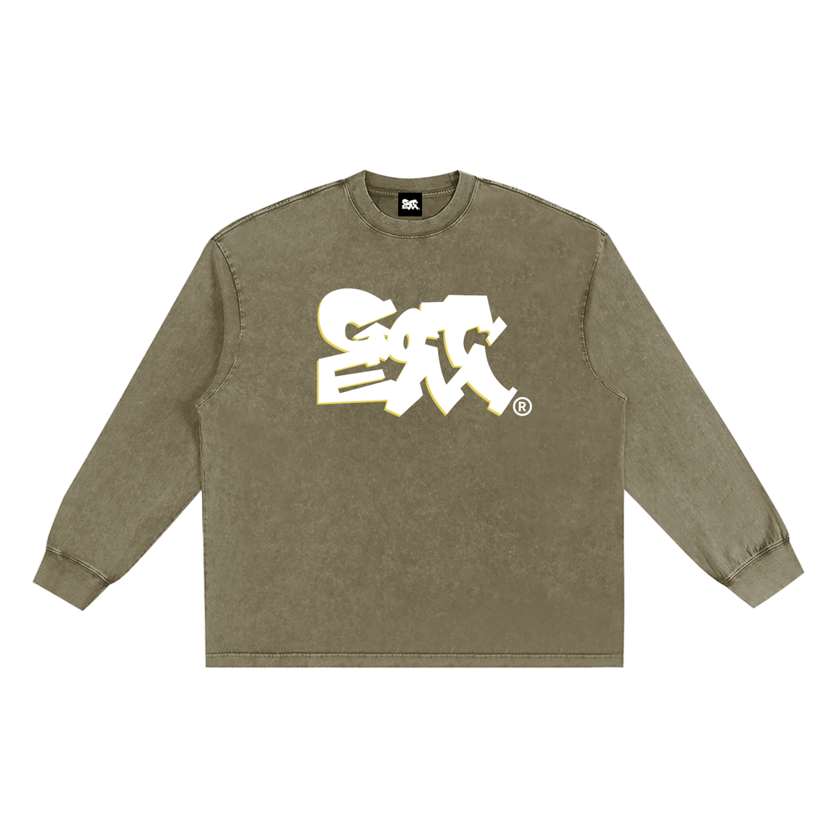 GOT ʻEM® Original Snow Washed Frayed Edge Long Sleeve T-Shirt | Unisex