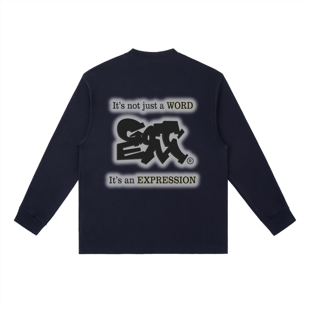 GOT ʻEM Original with Tagline (Glow) Crewneck Long Sleeve T-Shirt | Men