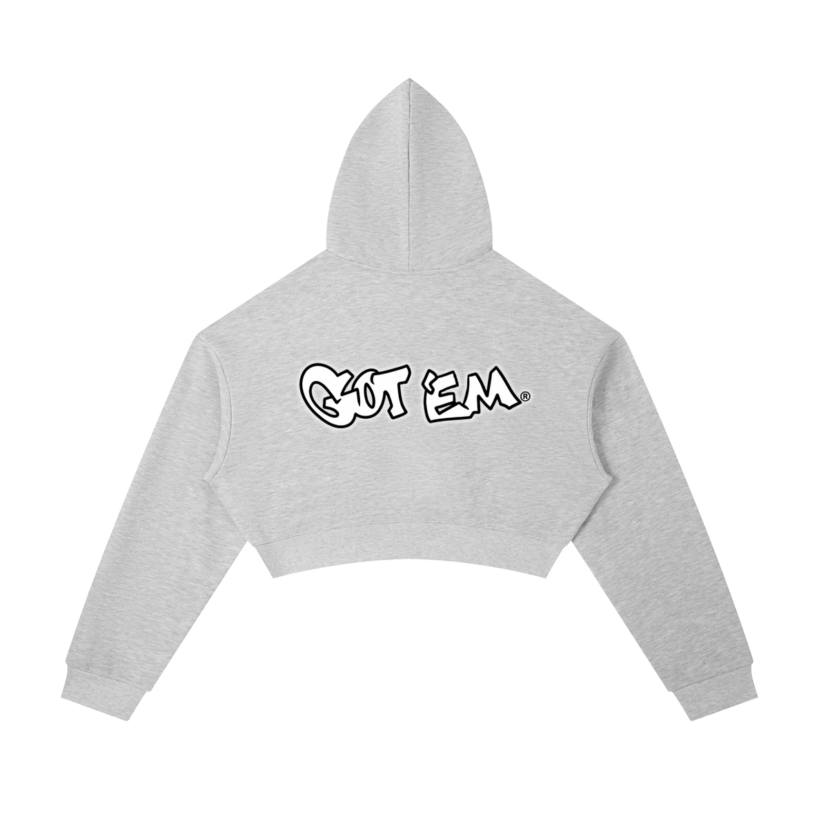 GOT ʻEM® Billboard Cropped Zip-Up Hoodie | Women