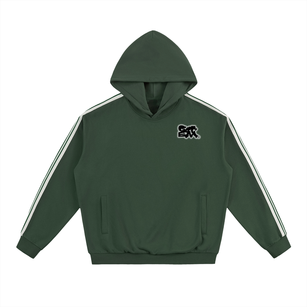 GOT ʻEM® Original with Tagline (Glow) Side Stripe Hoodie | Unisex