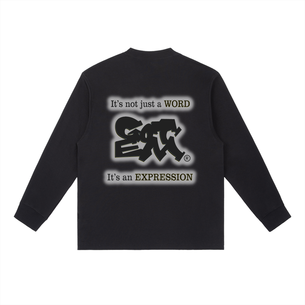 GOT ʻEM Original with Tagline (Glow) Crewneck Long Sleeve T-Shirt | Men