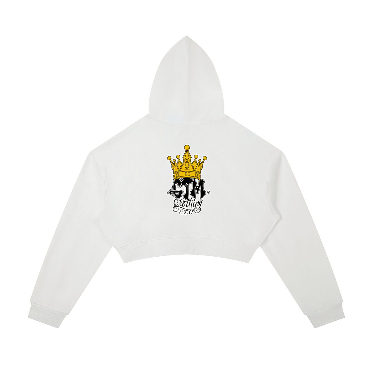 GTM Crown Cropped Zip-Up Hoodie | Women