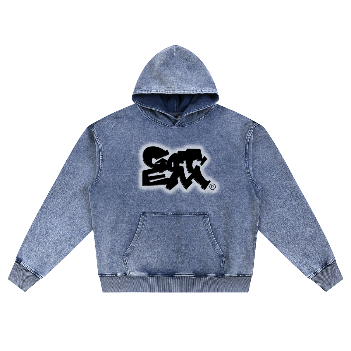 GOT ʻEM® Original (Glow) Snow Wash Oversized Hoodie | Unisex