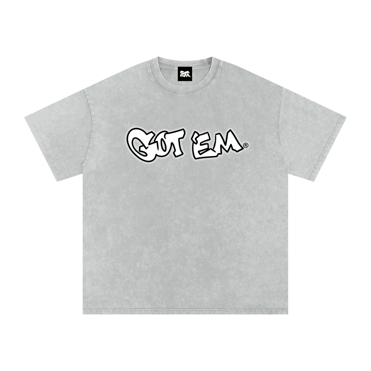 GOT ʻEM® Billboard Snow Washed Oversized Cotton T-Shirt | Unisex