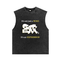 GOT ʻEM® Original with Tagline Snow Washed Tank Top | Unisex
