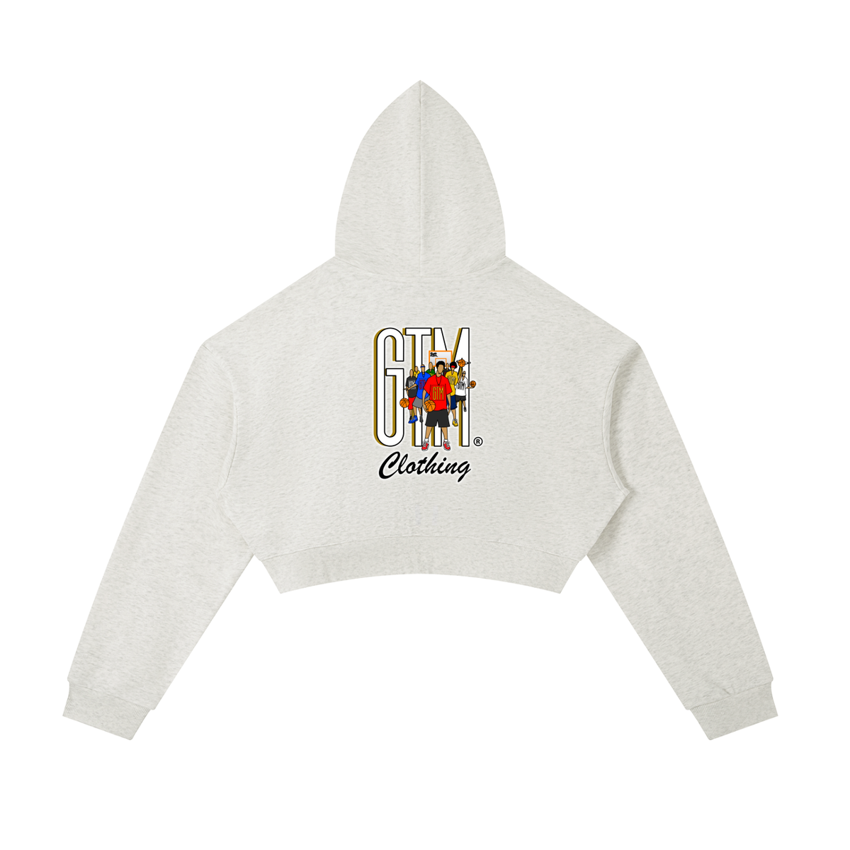 GTM® Shadow Hoopers Cropped Zip-Up Hoodie | Women