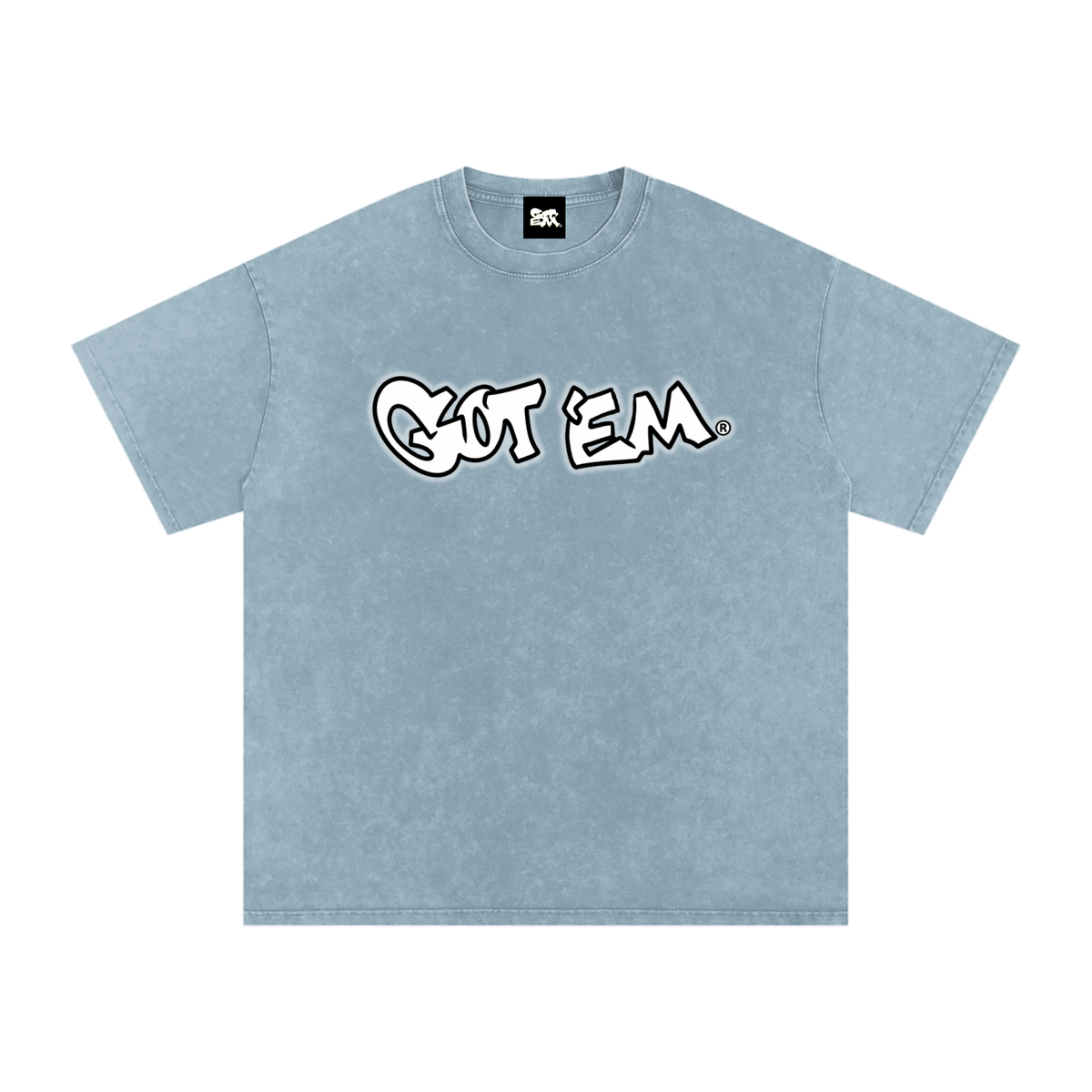 GOT ʻEM® Billboard Snow Washed Oversized Cotton T-Shirt | Unisex