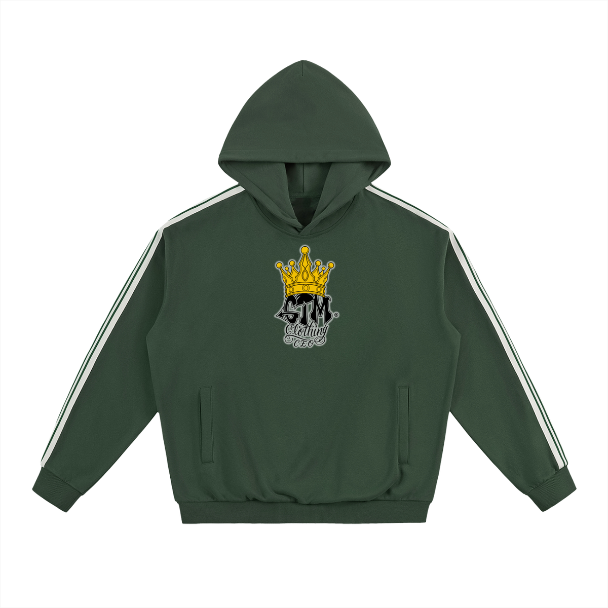 GTM® Crown Side Stripe Hoodie | Unisex
