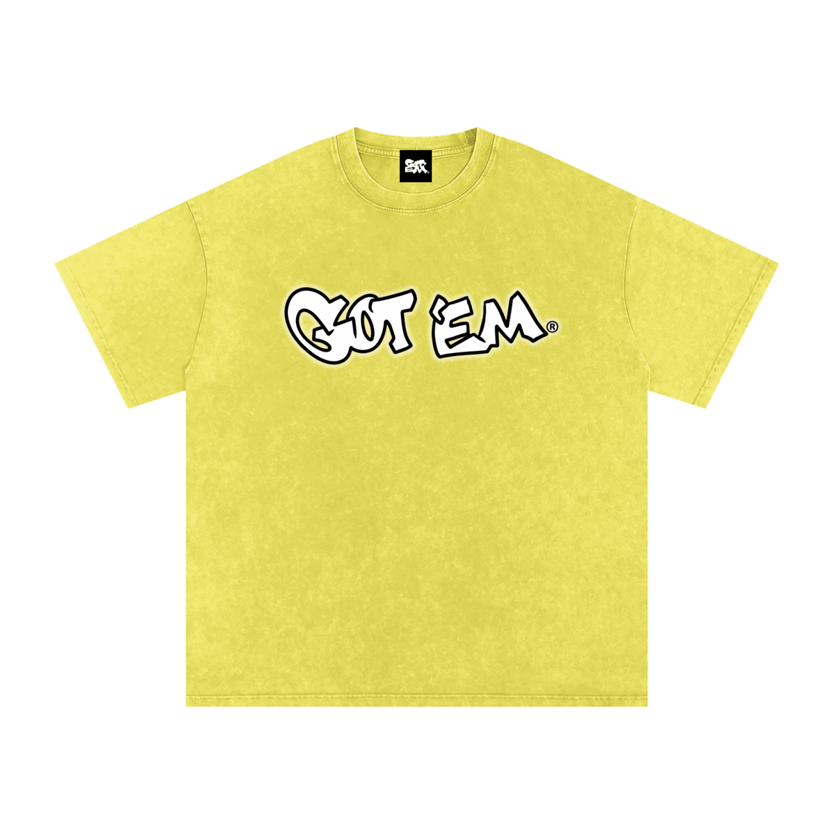 GOT ʻEM® Billboard Snow Washed Oversized Cotton T-Shirt | Unisex