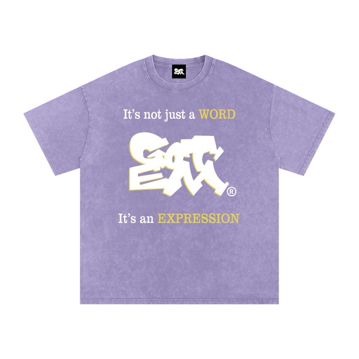 GOT ʻEM® Original with Tagline Snow Washed Oversized Cotton T-Shirt | Unisex