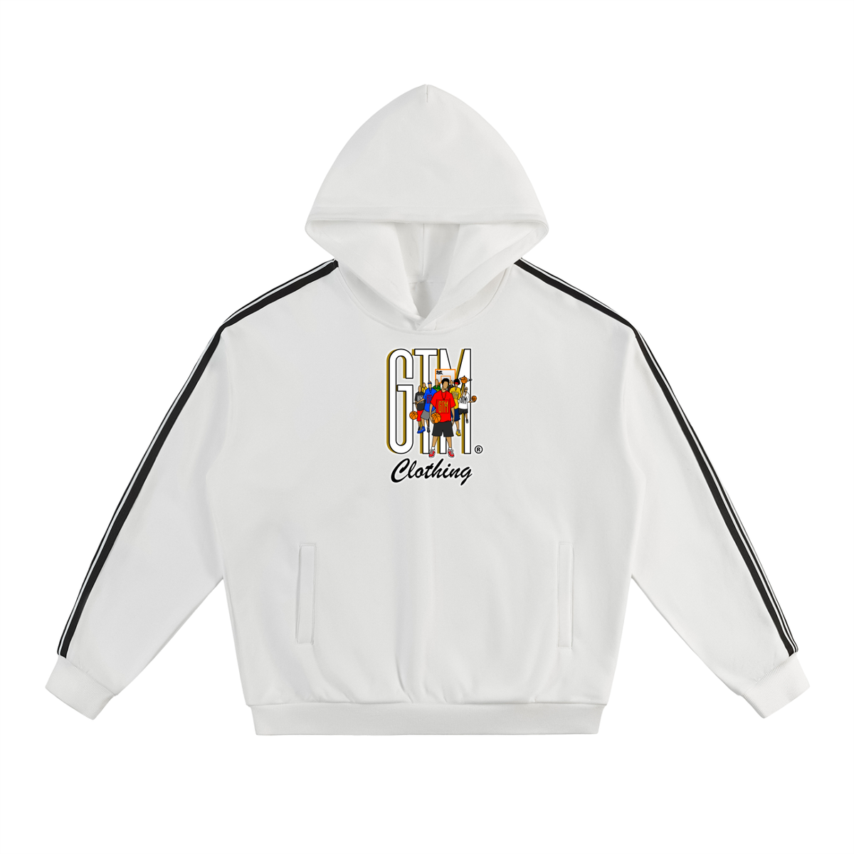 GTM® Shadow Hoopers Side Stripe Hoodie | Unisex