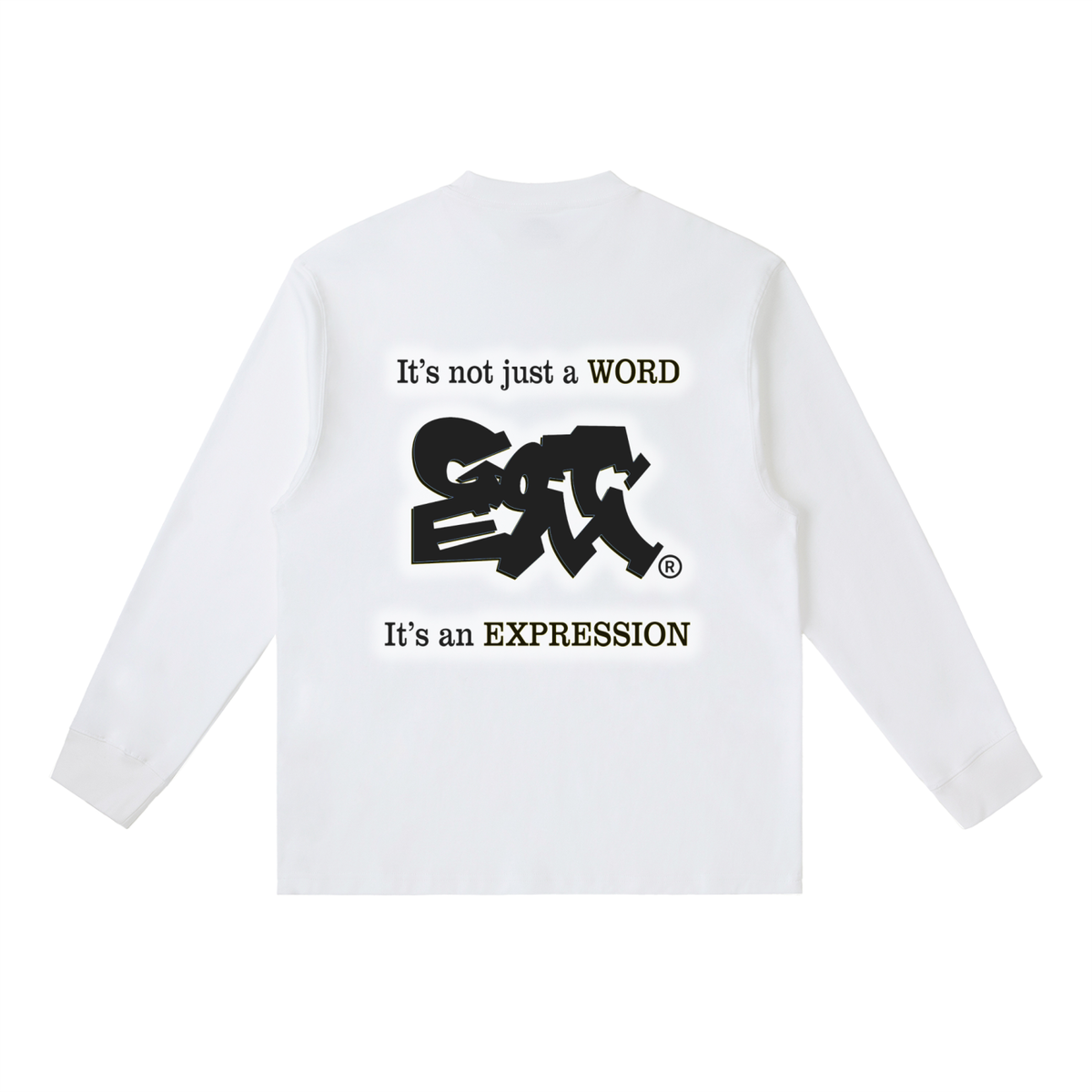 GOT ʻEM Original with Tagline (Glow) Crewneck Long Sleeve T-Shirt | Men