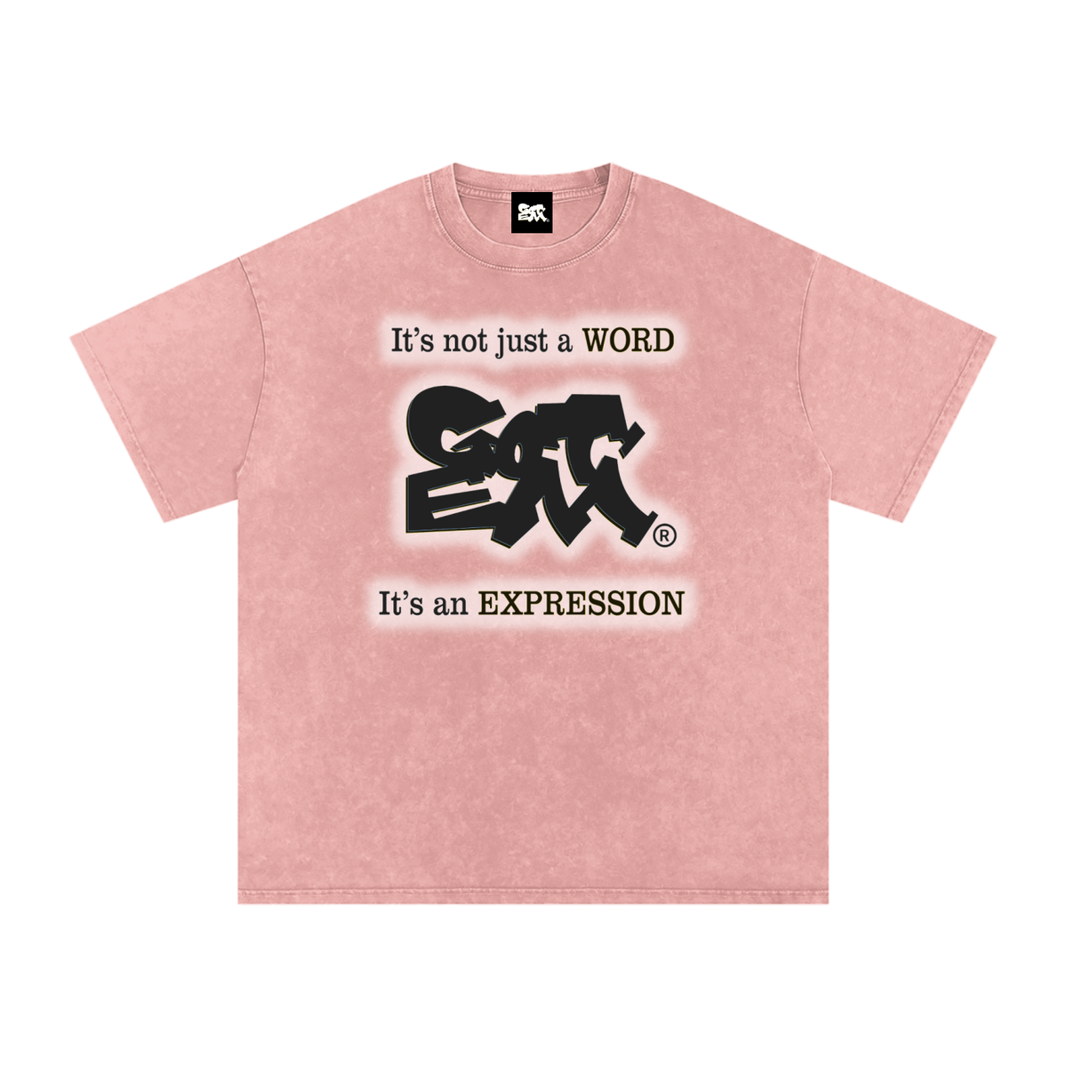 GOT ʻEM® Original with Tagline (Glow) Snow Washed Oversized Cotton T-Shirt | Unisex