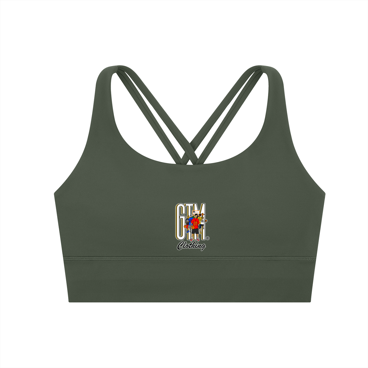 GTM® Shadow Hoopers Strappy Criss-Cross Sports Bra | Women