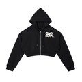 GOT ʻEM® Original with Tagline Cropped Zip-Up Hoodie | Women