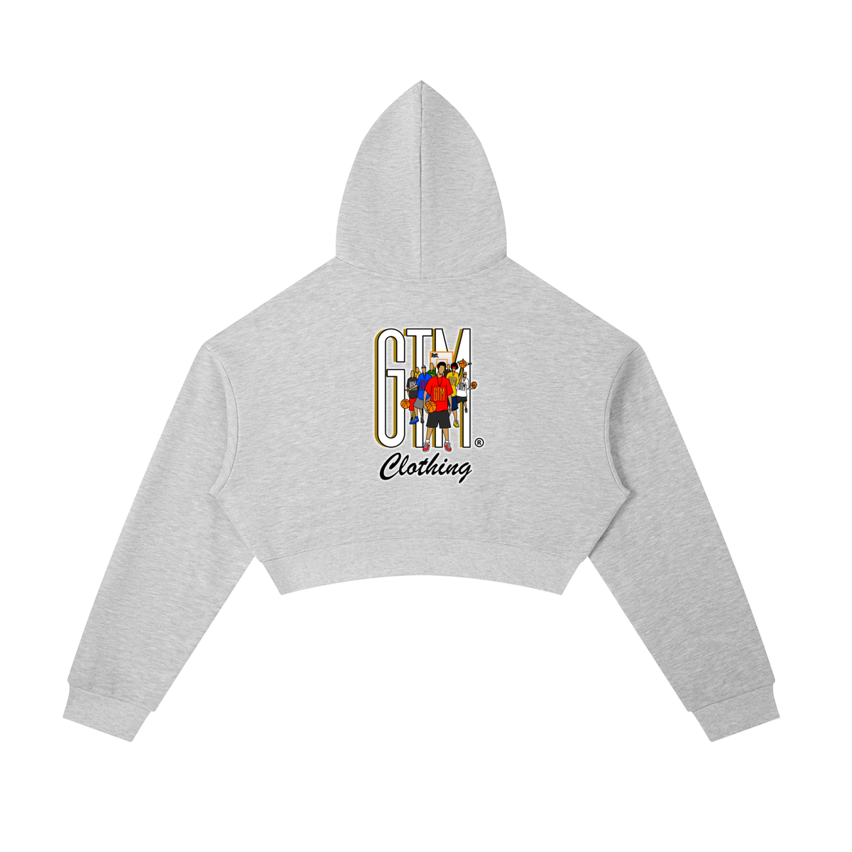 GTM® Shadow Hoopers Cropped Zip-Up Hoodie | Women