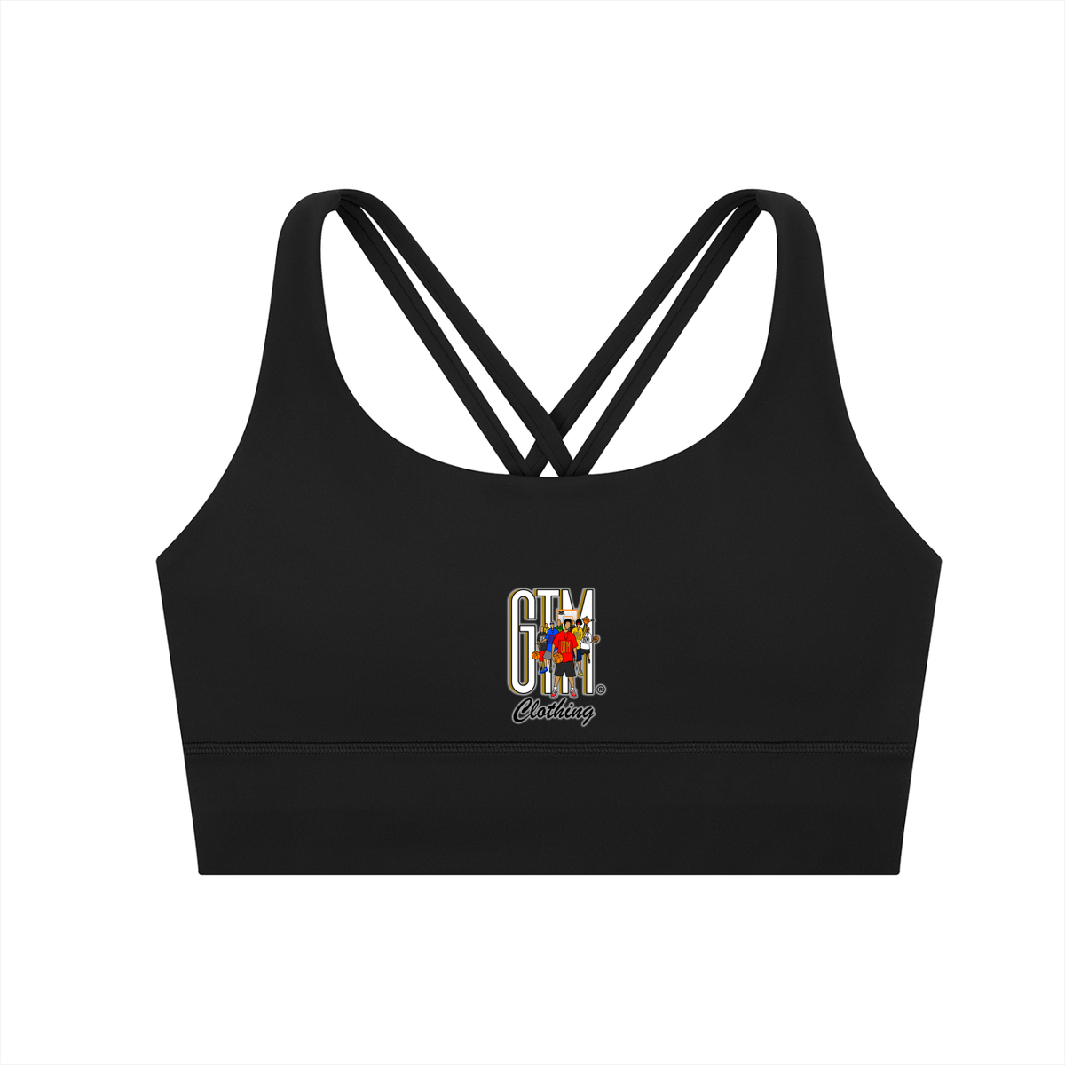 GTM® Shadow Hoopers Strappy Criss-Cross Sports Bra | Women