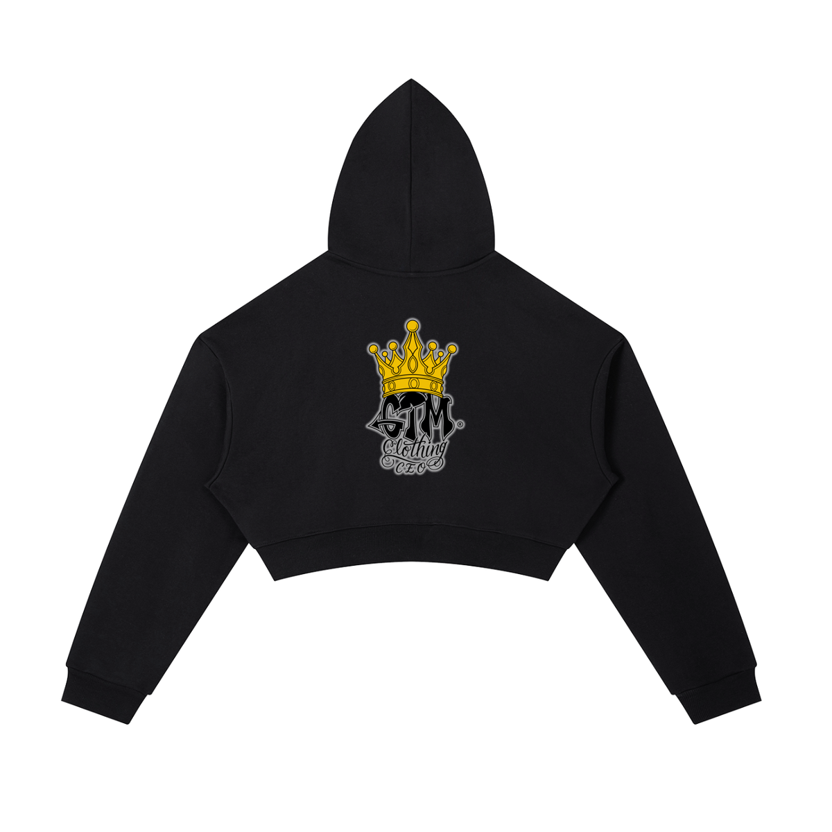 GTM Crown Cropped Zip-Up Hoodie | Women