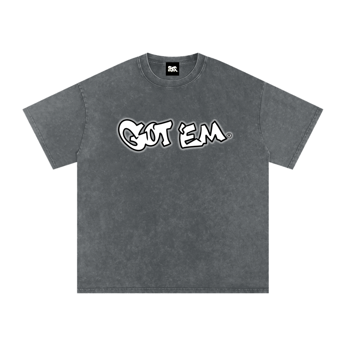 GOT ʻEM® Billboard Snow Washed Oversized Cotton T-Shirt | Unisex