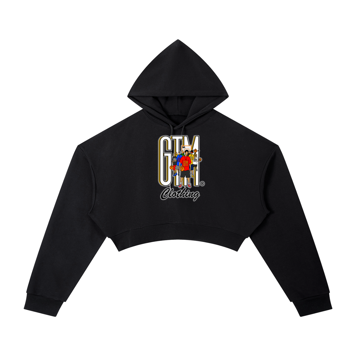 GTM® Shadow Hoopers Cropped Hoodie | Women