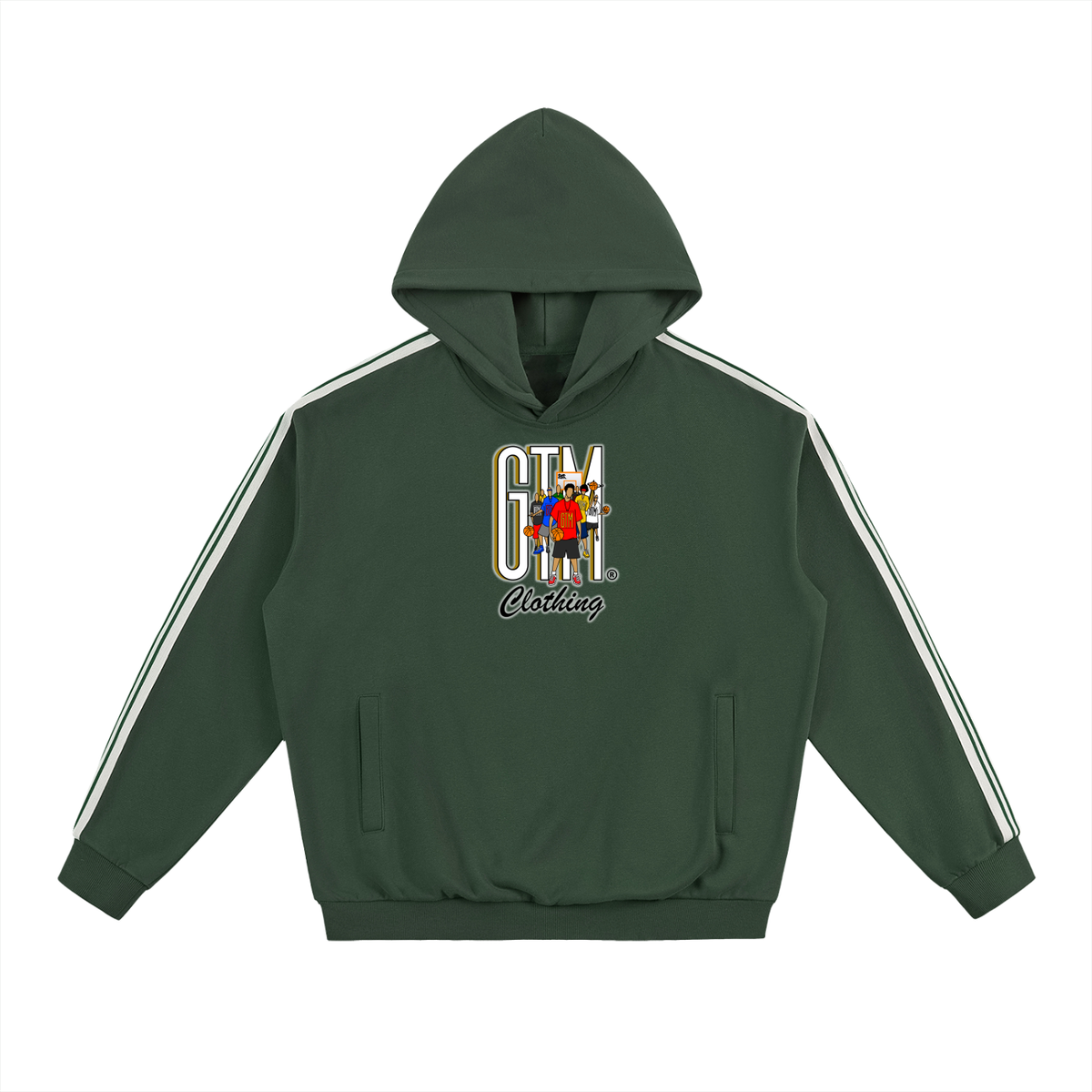 GTM® Shadow Hoopers Side Stripe Hoodie | Unisex