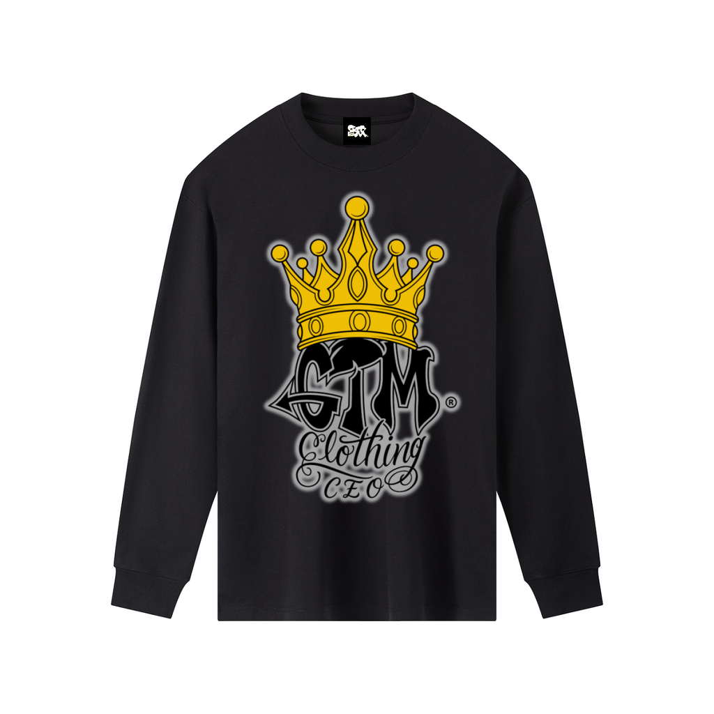 GTM® Crown Crewneck Long Sleeve T-Shirt | Men