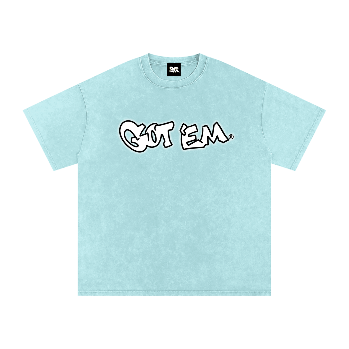 GOT ʻEM® Billboard Snow Washed Oversized Cotton T-Shirt | Unisex