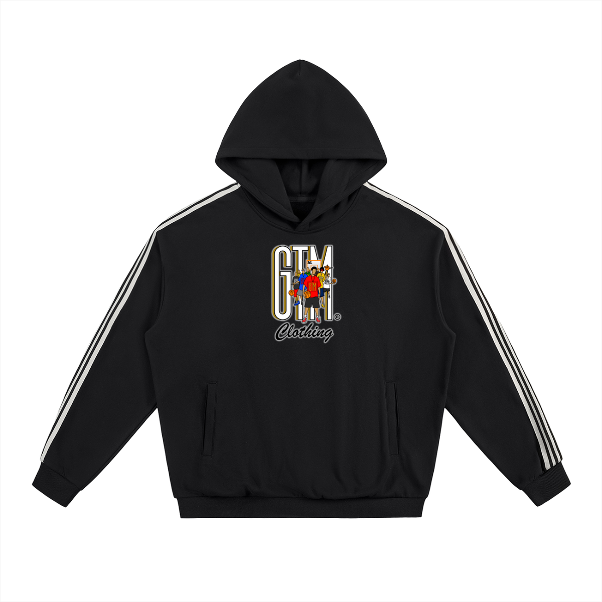 GTM® Shadow Hoopers Side Stripe Hoodie | Unisex