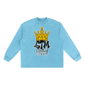 GTM® Crown Snow Washed Frayed Edge T-Shirt | Unisex