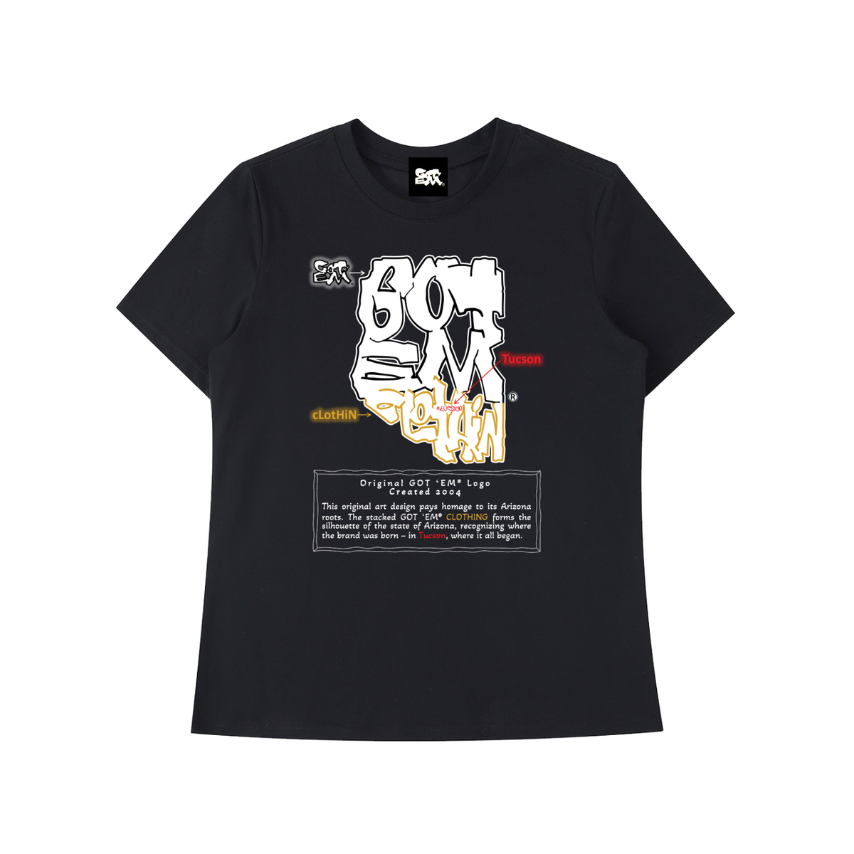 GOT ʻEM® Arizona Description T-Shirt | Women