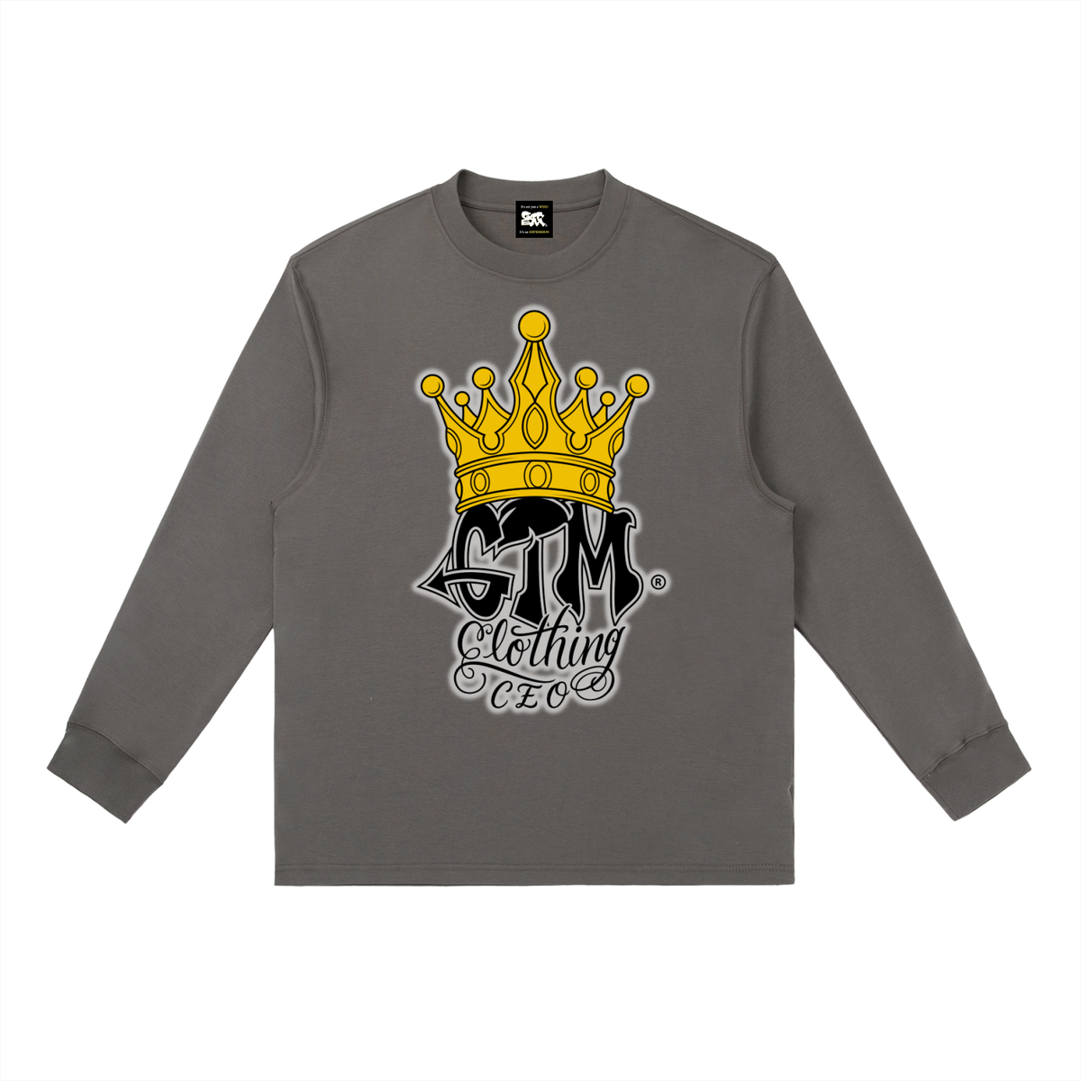 GTM® Crown Crewneck Long Sleeve T-Shirt | Men