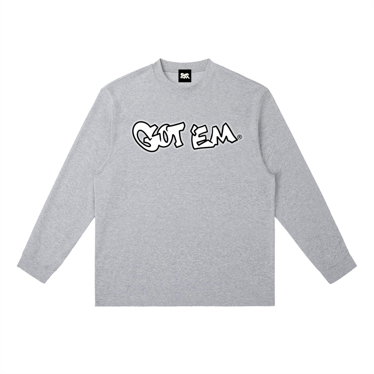 GOT ʻEM® Billboard Crewneck Long Sleeve T-Shirt | Men