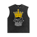 GTM Crown Snow Washed Tank Top | Unisex