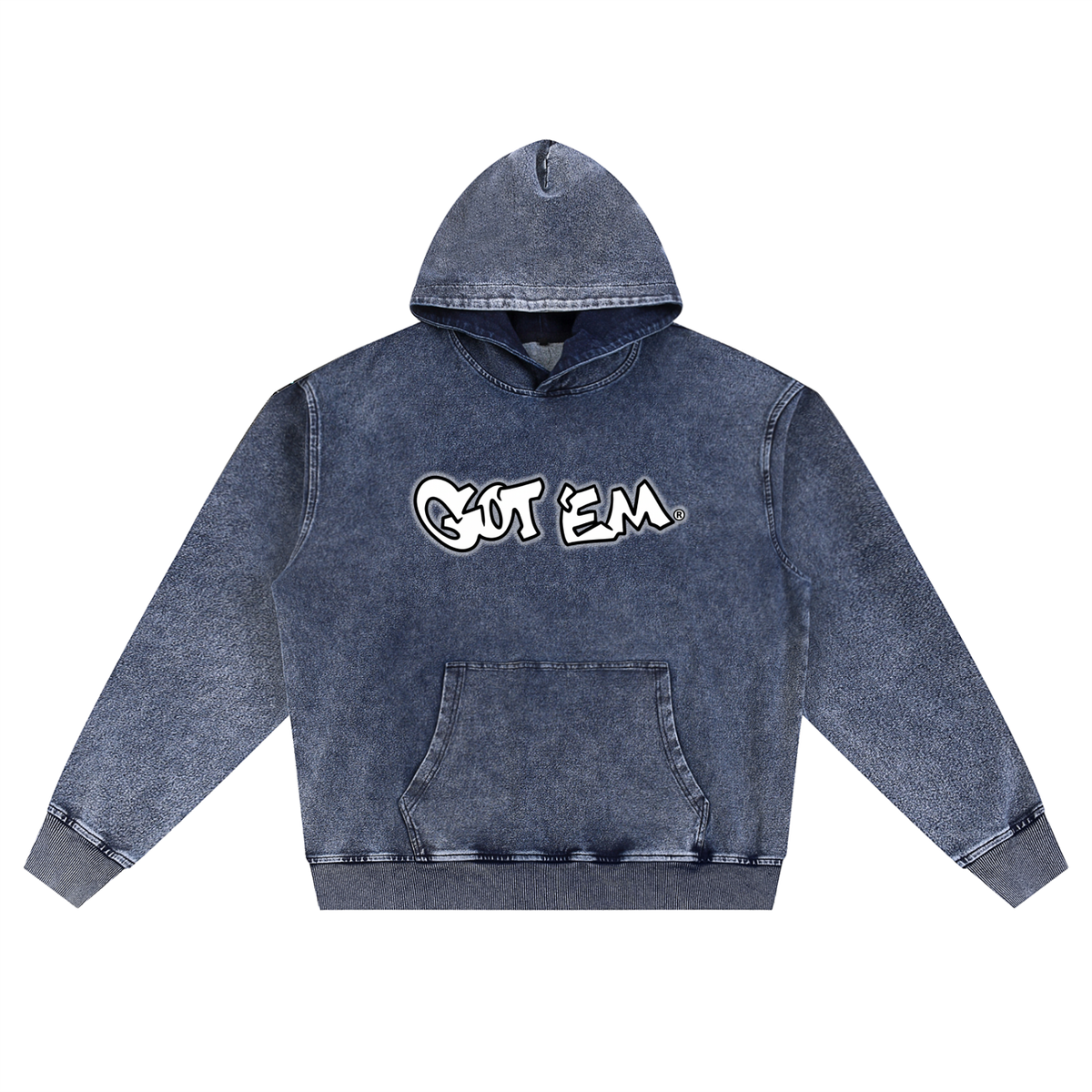GOT ʻEM® Billboard Snow Wash Oversized Hoodie | Unisex